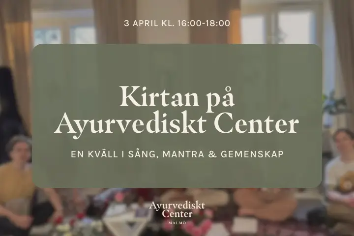 kirtan på ayurvediskt center i malmö